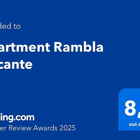 Apartment Rambla Аликанте Экстерьер фото